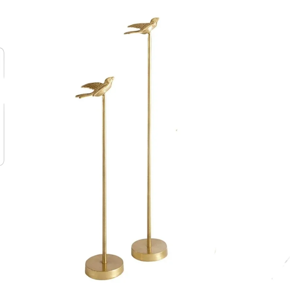 Pier 1 Gold Bird Sculpture - Large NWT